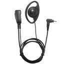 [LMC-1DR-M8] Pryme LMC-1DR-M8 D-Ring Earpiece, Lapel Mic - Motorola TLK, SL300