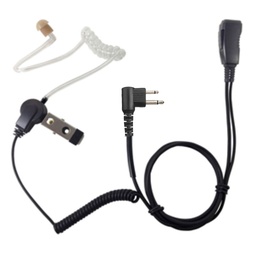 [LMC-1AT-03] Pryme LMC-1AT-03 Covert Ear Tube, Lapel Mic - Motorola CP100d, BPR40