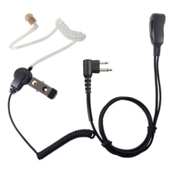 [LMC-1AT-03] Pryme LMC-1AT-03 Covert Ear Tube, Lapel Mic - Motorola CP100d, BPR