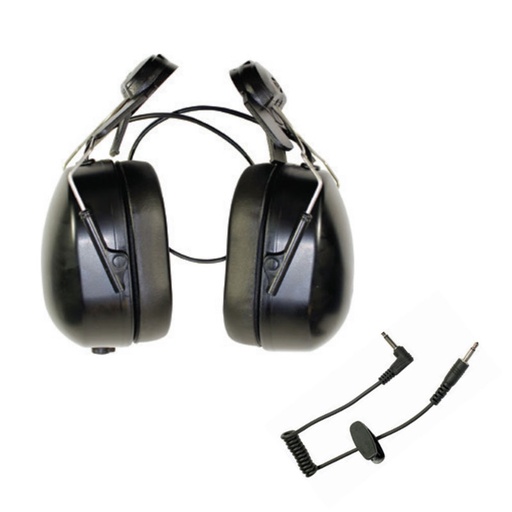 [HBB-EM-LO-HMB] Pryme HBB-EM-LO-HMB Listen-Only Helmet Mount Headset, 3.5mm RSM Cable