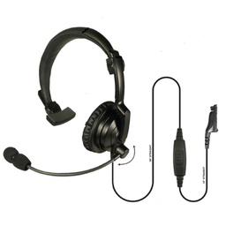 [HLP-SNL-83] Pryme HLP-SNL-83 Lightweight Padded Headset, Boom Mic - Motorola APX, XPR 7000e