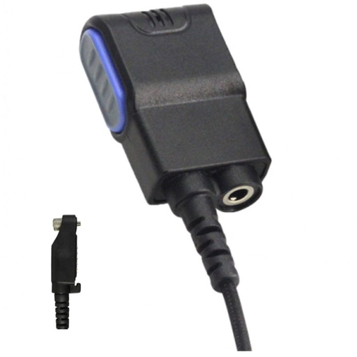 [MCPTT-H7] Magnum MCPTT-H7 1-Wire PTT/Mic, 3.5mm Audio Port - Hytera HP6, HP7, L3Harris HDP250