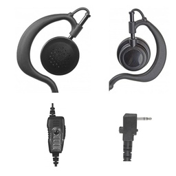 [ESL-1W-H5] Magnum ESL-1W-H5 Swivel Ear Speaker, Mic - Hytera TC-320, TC-320U