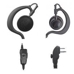 [ESL-1W-H4] Magnum ESL-1W-H4 Swivel Ear Speaker, Mic - Hytera TC-610, BD502