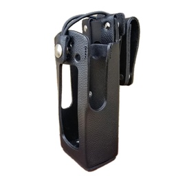 [GE7300-3BX] AWE GE7300-3BX Leather Case, Swivel Belt Loop - L3Harris XG-100P