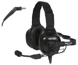 [UH-54] Firecom UH-54 Wired Intercom/Listen-Only Radio Headset - Toggle On/Off