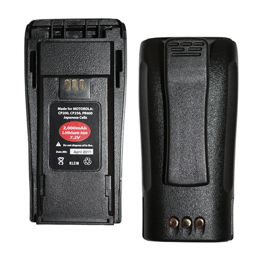 [K4970BATT-2200] Klein K4970BATT-2200 2200 mAh Li-ion Battery - Motorola CP200d, PR400