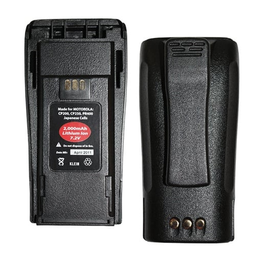 [K4970BATT-2200] Klein K4970BATT-2200 2200 mAh Li-ion Battery - Motorola CP200d, PR400