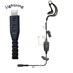Klein Drift 1-Wire PoC Swivel Earloop - Apple Lightning