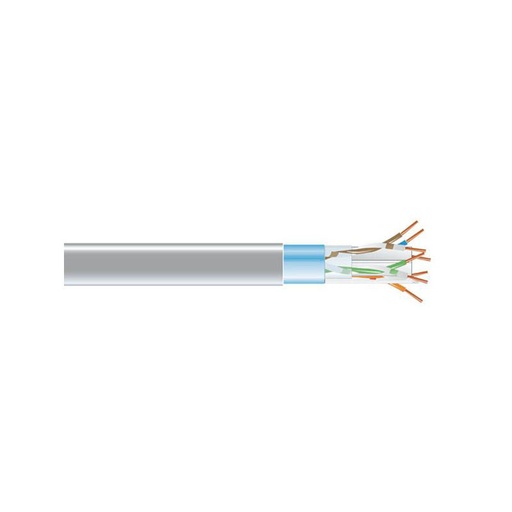 [EVNSL0612A-1000] Black Box EVNSL0612A-1000 CAT6 Shielded Cable CMP Plenum, Gray - 1000 ft Spool