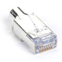 [C6EZSP-50PAK] Black Box C6EZSP-50PAK CAT6 EZ RJ45 Shielded Connector - 50 Pack