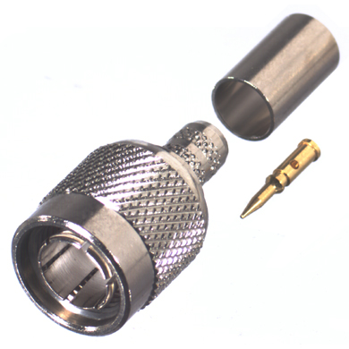 [RFT-1803-1] RFI RFT-1803-1 TNC Male Crimp Connector, 75 Ohm for RG59/U