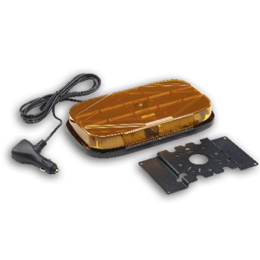 [HL10UC-AW] Federal Signal HL10UC-AW HighLighter Micro Magnetic Amber/White - Clear Dome