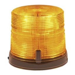 [100SD-A] Federal Signal 100SD-A Spire 100 LED Beacon, Short - Amber (Die Cast)