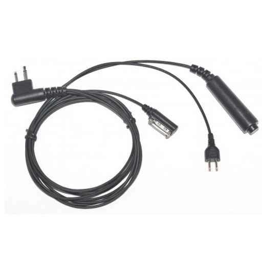 [SC-3W-M] Magnum SC-3W-M 3-Wire PTT/Mic - Motorola CP200d, Relm 2-Pin