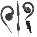 [SVL-B1W-H7] Magnum SVL-B1W-H7 Braided Slim Swivel Earpiece, Mic - L3Harris, Hytera HP6, HP7