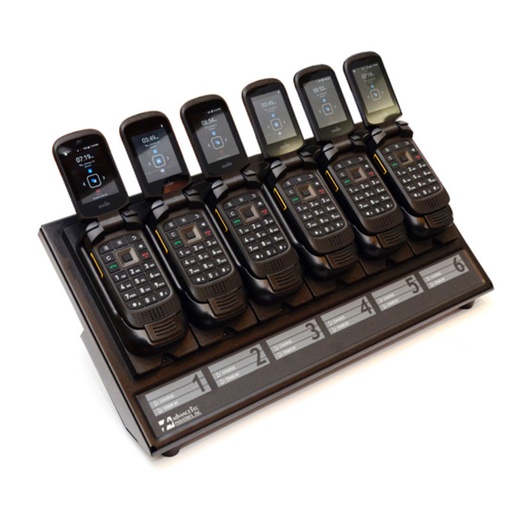 [AT6108A] AdvanceTec AT6108A Six Bay Drop-In Charger - Sonim XP3plus