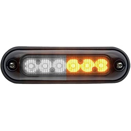 [WIONSMF] Whelen WIONSMF Super-LED ION Surface Mount Wide Angle Light - Amber/White