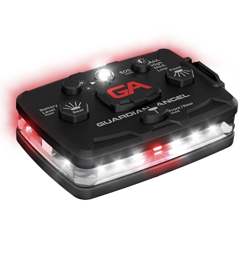[ELT-W/R] Guardian Angel ELT-W/R Elite White/Red Wearable Safety Light