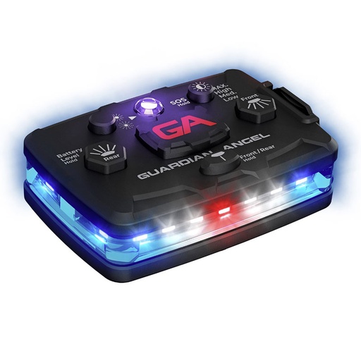 [ELT-B/B-IR] Guardian Angel ELT-B/B-IR Elite Infrared Hybrid Blue/Blue Wearable Safety Light