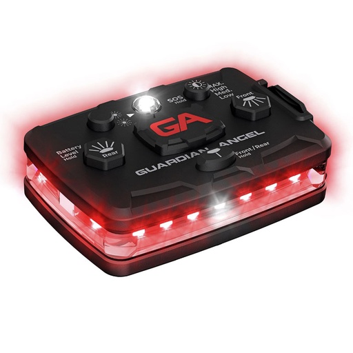 [ELT-R/R] Guardian Angel ELT-R/R Elite Red/Red Wearable Safety Light