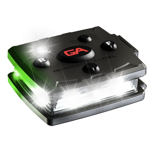 [MCR-W/G] Guardian Angel MCR-W/G Micro White/Green Wearable Safety Light