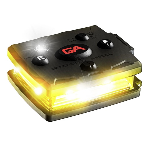 [MCR-Y/Y] Guardian Angel MCR-Y/Y Micro Yellow/Yellow Wearable Safety Light