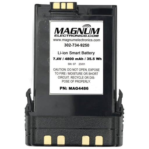 [MAG4486] Magnum MAG4486 High-Capacity 4800 mAh Li-ion Smart Battery - Motorola APX 6000