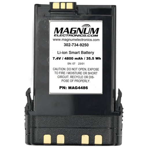 [MAG4486] Magnum MAG4486 High-Capacity 4800 mAh Li-ion Smart Battery - Motorola APX 6000