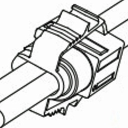 [HLN7017A] Motorola HLN7017 DC Connector Bracket Kit - APX 7500