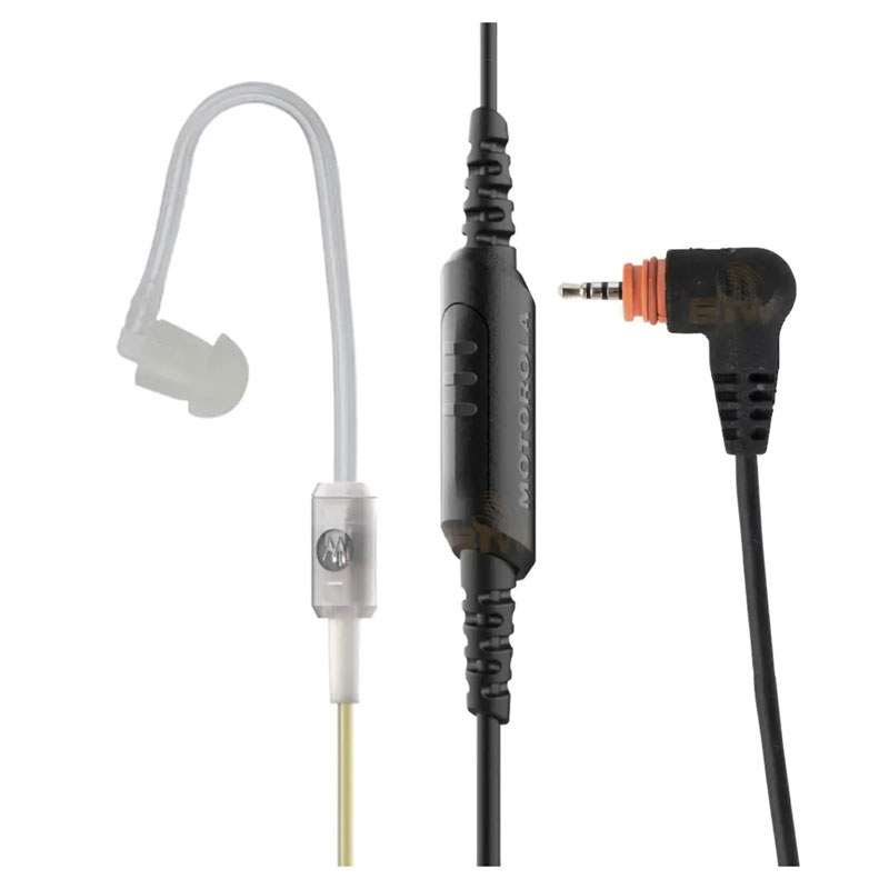 Etmakit New 2 Pin 3.5mm Mic Microphone Covert Acoustic Tube Earpiece Headset For Kenwood Two
