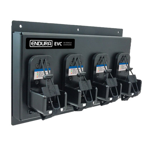 [EVC-BK3-4] Endura EVC-BK3-4 12V DC 4-Unit Vehicle Charging Station - BK BKR5000