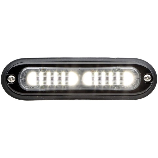 [TLIC] Whelen TLIC ION T-Series 12VDC Warning Light, Clear - White