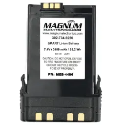 [MEB-4486S] Magnum MEB-4486 3400 mAh Smart Li-ion Battery - Motorola APX 6000