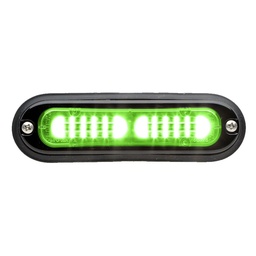 [TSS0G] Whelen TSS0G ION SOLO Super-LED Surface Mount Light, Clear - Green