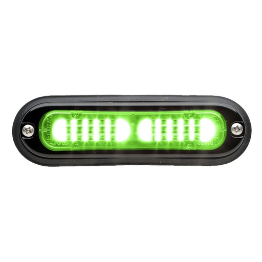 [TSS0G] Whelen TSS0G ION SOLO Super-LED Surface Mount Light, Clear - Green