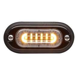 [TLMIA] Whelen TLMIA ION Mini T-Series 12VDC Warning Light,  Clear - Amber