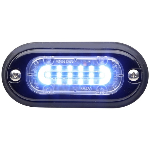 [TLMIB] Whelen TLMIB ION Mini T-Series 12VDC Warning Light, Clear - Blue