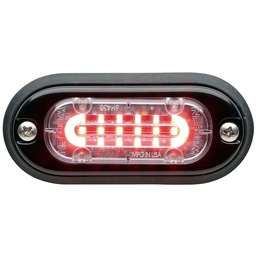 [TLMIR] Whelen TLMIR ION Mini T-Series 12VDC Warning Light, Clear - Red