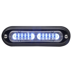 [TSS0B] Whelen TSS0B ION T-Series 12VDC Warning Light, Clear - Blue
