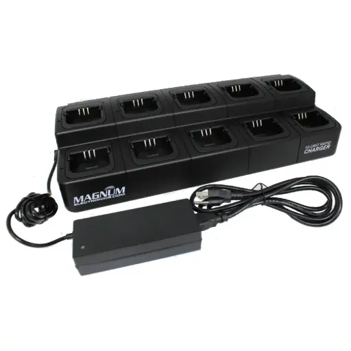 [MUC10-R2] Magnum MUC10-R2 10 Slot Rapid Charger - Motorola R2, CP200d