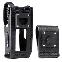 [PMLN6097A] Motorola PMLN6097 Leather Case, 2.5 inch Swivel - DP4000 EX Series