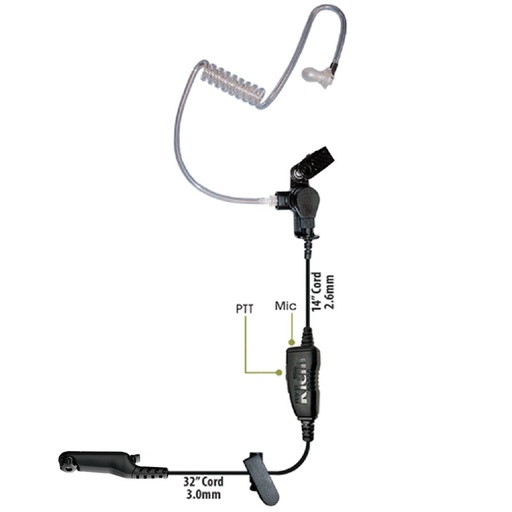 [STAR-R7] Klein STAR-R7 1-Wire Surveillance Kit, Covert Tube - MOTOTRBO Ion, R7