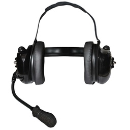 [TITAN-2COM-BLK] Klein TITAN-2COM-BLK Dual-Comm High Noise Headset - 2 PTT's