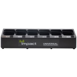 [IMPC-6AC/DC-205] Impact IMPC-6AC/DC Six Slot Battery Charger, USB - Kenwood VP6000