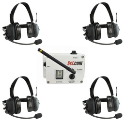 [MAG-900] Setcom MAG-900 LiberatorMAX Wireless Intercom, Radio PTT Fire Bundle