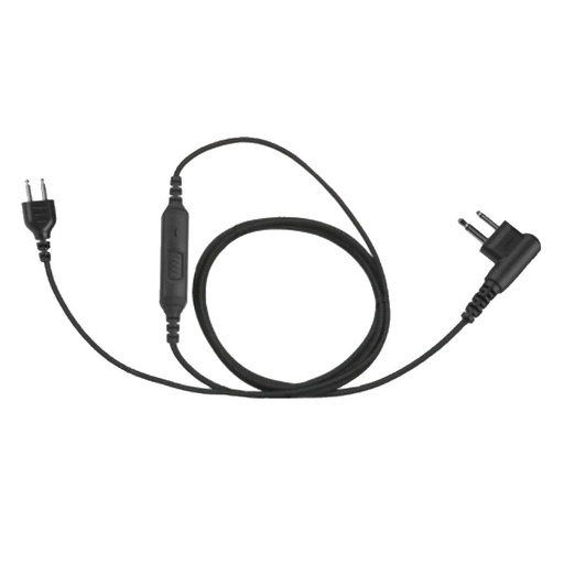 [SC-B1WM-M] Magnum SC-B1WM-M Braided 1-Wire Slim PTT/Mic - Motorola BPR40, CP100d, R2