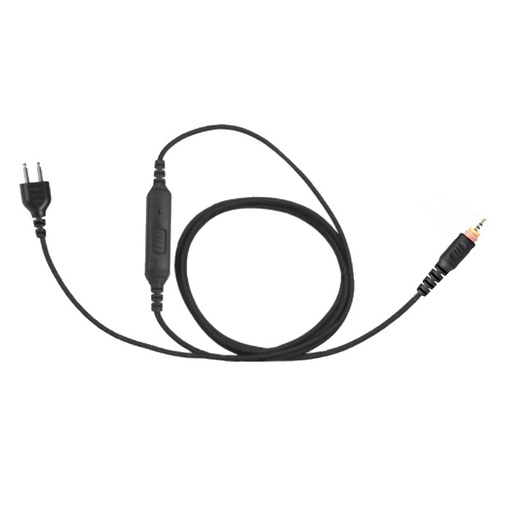 [SC-B1WM-M19] Magnum SC-B1WM-M19 Braided 1-Wire Slim PTT/Mic - Motorola CLP1010e, CLP1080e