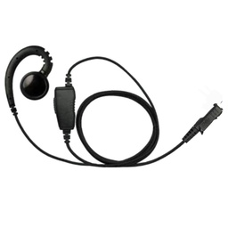[EHS-B1W-M15] Magnum EHS-B1W-M15 Braided Swivel Earpiece, Mic - Motorola XPR 3300e, XPR 3500e