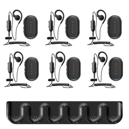 [HK2198-6C] Motorola TLK 25 WAVE Wearable Wi-Fi Radio 6-Pack, Charger